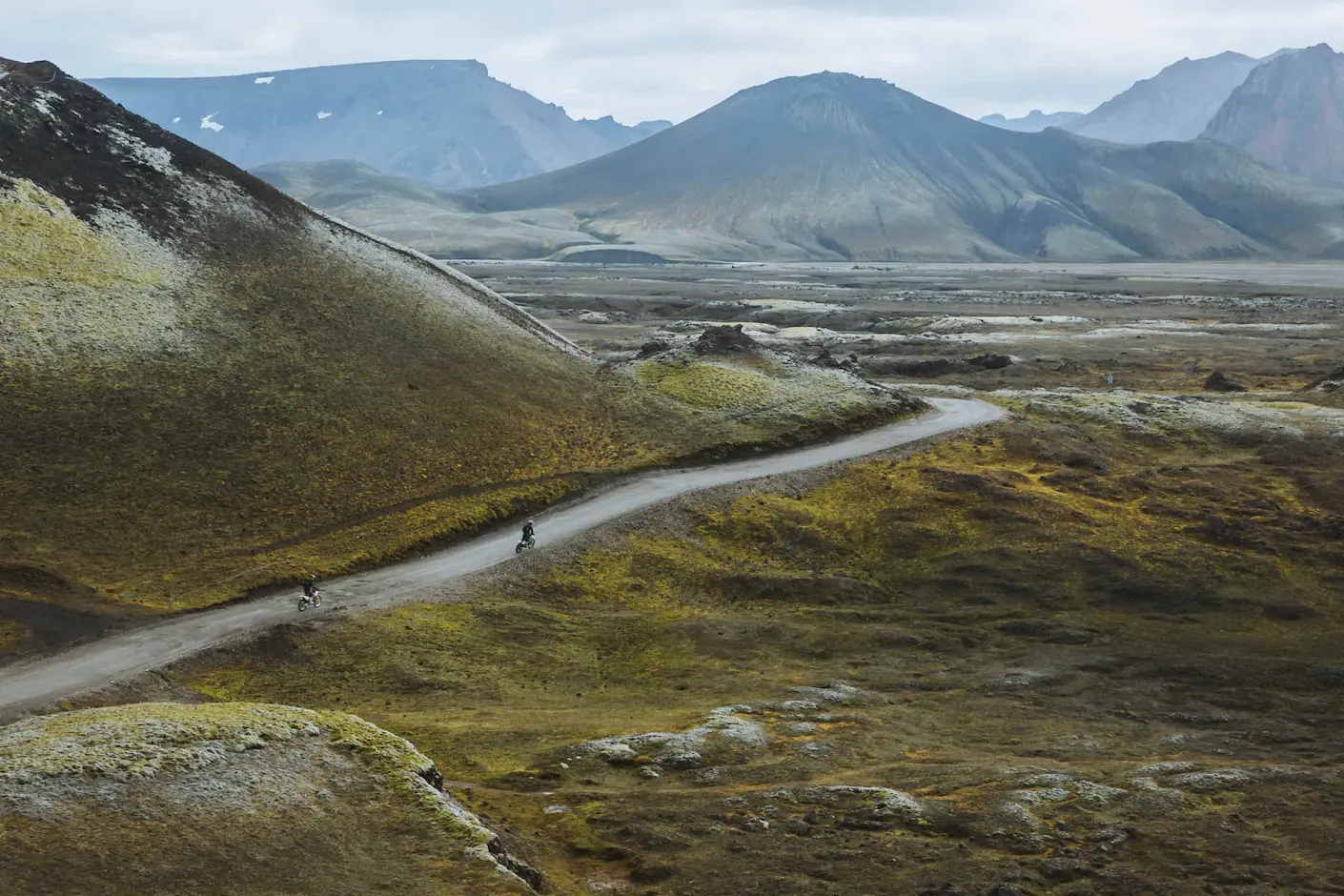 Iceland Enduro. Raw volvanic landscapes.